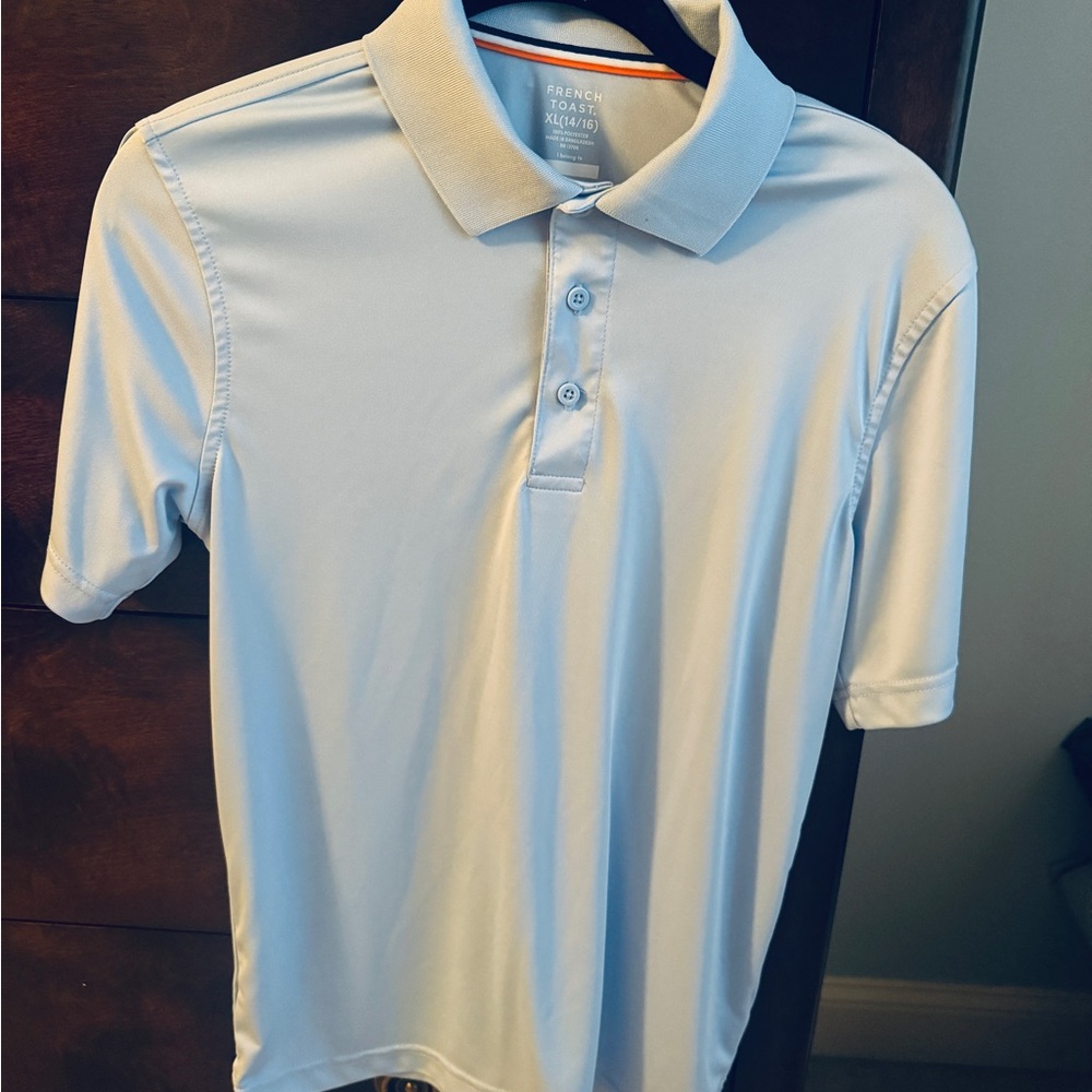 French Toast Sky Blue Polo Shirt